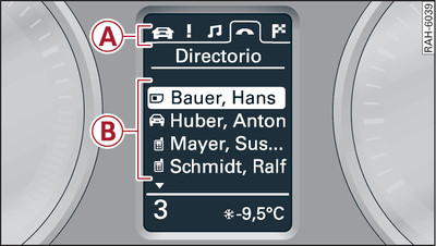 Sistema de información para el conductor